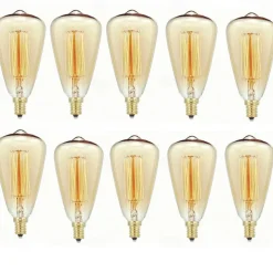 40W Edison Bulb Lamp E14 ST48 Dimmable Incandescent Vintage Edison Light Bulb 220-240V 4/6/10pcs