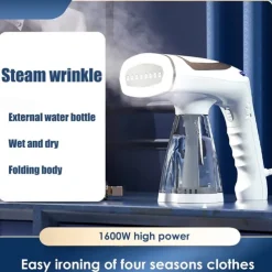 1600W Garment Steamer Steam Iron Handheld Portable Home Travelling For Clothes Ironing Wet Dry Ironing Machine 110v/220v