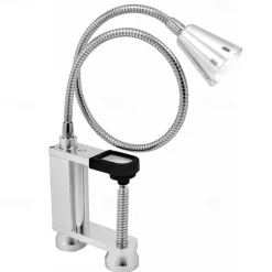 10W Magnetic BBQ Led Grill Light Adjustable 360 Degree Flexible Gooseneck Screw Clamp for Party Office Outdoor Indoor Barbeque Tools AAA battery powered