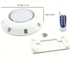 36W RGB LED Swimming Pool Light - Wireless Remote, Dazzling Underwater Ambiance, Premium Waterproof Seal, Full Spectrum Color Show