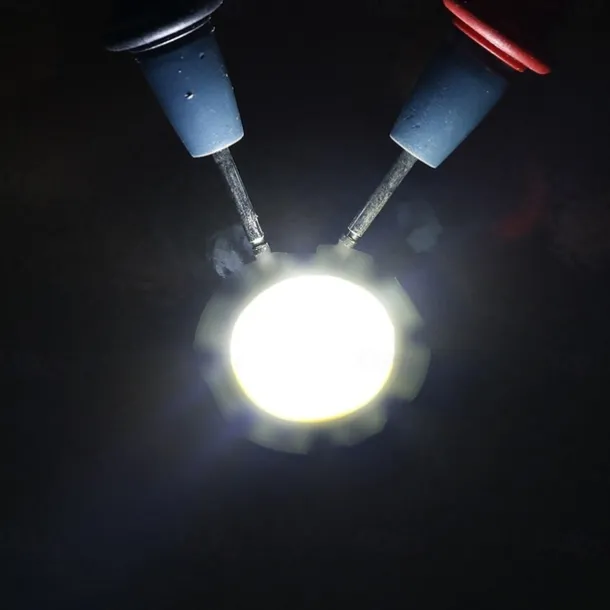 9W Round COB Led Chip Smart IC AC 220V for DIY Ceiling Light Downlight Spotlight Warm/Cold White (6 Pcs)