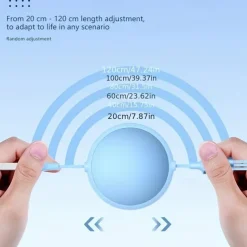 100W Super Fast Charge 3-in-1 Retractable Charging Cable For Apple Android Type-C USB Charge Car Multifunctional Mobile Phone Electronic Accessories