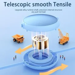 100W Super Fast Charge 3-in-1 Retractable Charging Cable For Apple Android Type-C USB Charge Car Multifunctional Mobile Phone Electronic Accessories