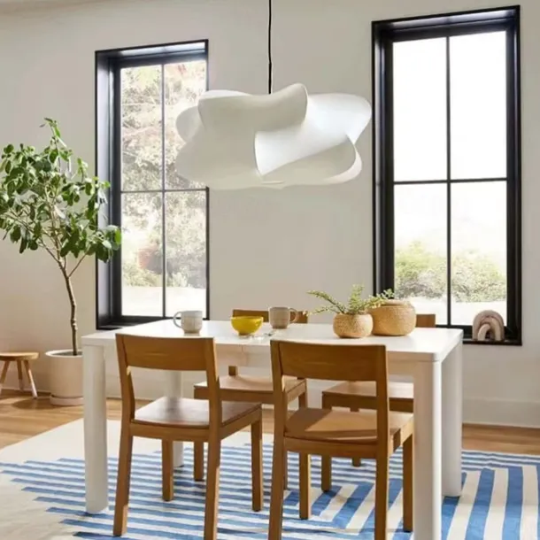 Wabi Sabi Ceiling Lamp Silk Hanging Lamp Ceiling Light for Living Pendant Lights Home Decorations Lustre Room 85-265V