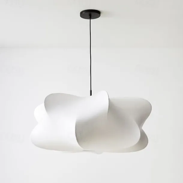 Wabi Sabi Ceiling Lamp Silk Hanging Lamp Ceiling Light for Living Pendant Lights Home Decorations Lustre Room 85-265V