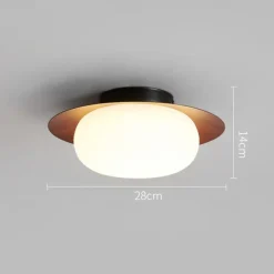Wabi Sabi Retro Wood Lighting Fixture Milk White Glass Shade Japanese Style Walnut Wood Decor Hanging Ceiling Lamp 28cm 110-240V