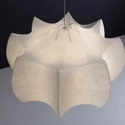 Wabi-sabi Style Silk Pendant Lamp Japanese Lantern Lamp Rustic Drop Ceiling Light Unique Design Hanging Light 85-265V