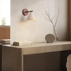 Wabi-Sabi Wall Sconce Yellow Travertine Natural Stone LED Lighting Fixture Indoor Lighting 85-265V