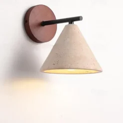 Wabi-Sabi Wall Sconce Yellow Travertine Natural Stone LED Lighting Fixture Indoor Lighting 85-265V