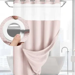 Waffle Weave Shower Curtain 180cm*180cm(70