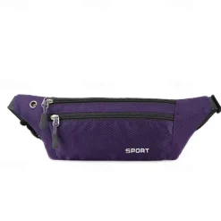 Waist Bag Men and Women Outdoor Sports Mobile Phone Waist Bag Nylon Waterproof Running Waist Bag Close-fitting Messenger Bag