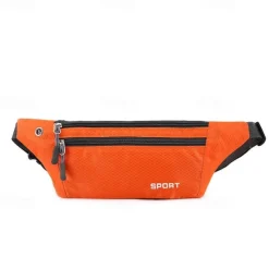 Waist Bag Men and Women Outdoor Sports Mobile Phone Waist Bag Nylon Waterproof Running Waist Bag Close-fitting Messenger Bag