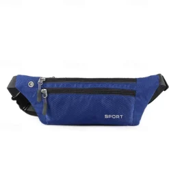 Waist Bag Men and Women Outdoor Sports Mobile Phone Waist Bag Nylon Waterproof Running Waist Bag Close-fitting Messenger Bag