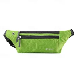 Waist Bag Men and Women Outdoor Sports Mobile Phone Waist Bag Nylon Waterproof Running Waist Bag Close-fitting Messenger Bag