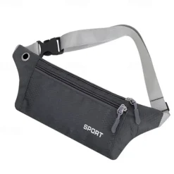 Waist Bag Men and Women Outdoor Sports Mobile Phone Waist Bag Nylon Waterproof Running Waist Bag Close-fitting Messenger Bag