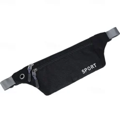 Waist Bag Men and Women Outdoor Sports Mobile Phone Waist Bag Nylon Waterproof Running Waist Bag Close-fitting Messenger Bag