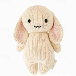 Waldorf Doll Accessories Handmade Soft Baby Bunny Girl Accompany Rag Dolls Birthday Gift Knitted Doll Cute Girls Plush Doll Stuffed Toy Personalized Woven Doll Kit