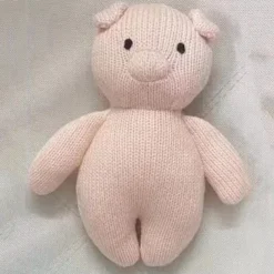 Waldorf Doll Accessories Handmade Soft Baby Bunny Girl Accompany Rag Dolls Birthday Gift Knitted Doll Cute Girls Plush Doll Stuffed Toy Personalized Woven Doll Kit