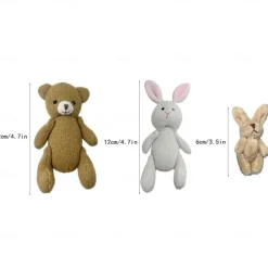 Waldorf Doll Accessories Handmade Soft Girl Accompany Rag Dolls Birthday Gift Knitted Doll Cute Girls Plush Doll Stuffed Toy Personalized Woven Doll Kit