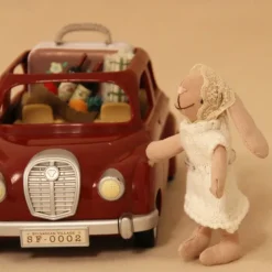 Waldorf Doll Accessories Handmade Soft Bunny Girl Accompany Rag Dolls Birthday Gift Knitted Doll Cute Girls Plush Doll Stuffed Toy Personalized Woven Doll Kit