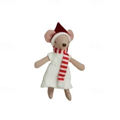 Waldorf Doll Accessories Handmade Soft Baby Mouse Girl Accompany Rag Dolls Birthday Gift Knitted Doll Cute Girls Plush Doll Stuffed Toy Personalized Woven Doll Kit