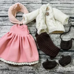 Waldorf Doll Change Clothes Material Bag Personality Set Waldorf Handmade Muppet Doll