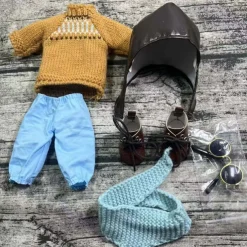 Waldorf Doll Change Clothes Material Bag Personality Set Waldorf Handmade Muppet Doll