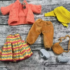 Waldorf Doll Change Clothes Material Bag Personality Set Waldorf Handmade Muppet Doll