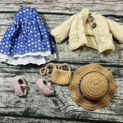 Waldorf Doll Change Clothes Material Bag Personality Set Waldorf Handmade Muppet Doll