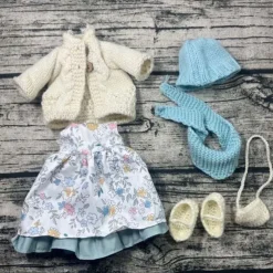 Waldorf Doll Change Clothes Material Bag Personality Set Waldorf Handmade Muppet Doll for Christmas Gifts