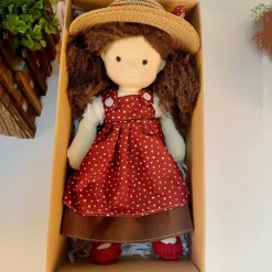 Waldorf Doll Handmade Pure Cotton Doll Changing Clothes Soft and Cute Plush Puppet Female Children's Toys