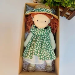 Waldorf Doll Handmade Pure Cotton Doll Changing Clothes Soft and Cute Plush Puppet Female Children's Toys