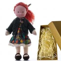 Waldorfdoll Cotton Waldorf Doll Figure Artist Handmade Festival Thumb for Christmas Gifts