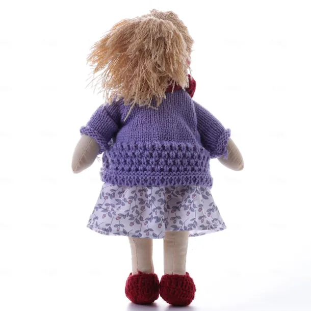 Waldorfdoll Cotton Waldorf Doll Figure Artist Handmade Festival Thumb for Christmas Gifts