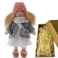 Waldorfdoll Cotton Waldorf Doll Figure Artist Handmade Festival Thumb for Christmas Gifts