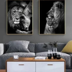 Wall Art Canvas Prints Animals Home Decoration Decor Rolled Canvas No Frame Unframed Unstretched