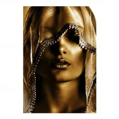 Wall Art Canvas Prints People Woman Home Decoration Decor Rolled Canvas No Frame Unframed Unstretched