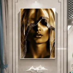 Wall Art Canvas Prints People Woman Home Decoration Decor Rolled Canvas No Frame Unframed Unstretched