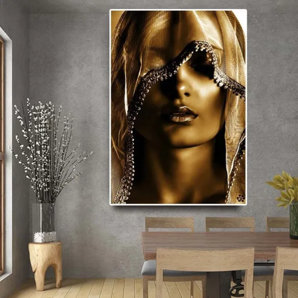 Wall Art Canvas Prints People Woman Home Decoration Decor Rolled Canvas No Frame Unframed Unstretched