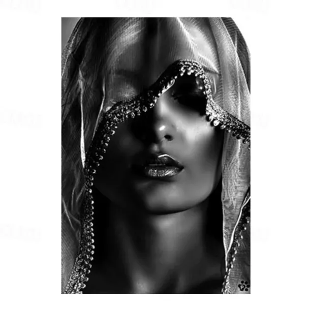 Wall Art Canvas Prints People Woman Home Decoration Decor Rolled Canvas No Frame Unframed Unstretched