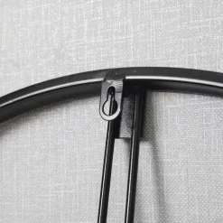 Wall Clock Art Large Modern Wall Clock Large Decor Art Wall Clocks Office Decor Minimalist Black Metal for Kitchen Bedroom Black 60cm