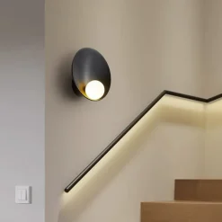 Wall Lamp Lights Resin Wall Lights LED 9.1in Glass Wall Lamp Indoor Corridor Aisle Stairs Lighting Fixture for Living Room Bedroom Den Art Design Wall Sconces 110-240V 5W