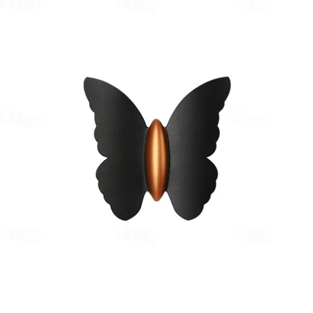 Wall lamp Outdoor Wall Light Butterfly Design 3000K 10W IP65 Waterproof Up and Down Light Modern Minimalist Aisle Stairs Courtyard gate Super Bright led Outdoor Wall Light Warm White