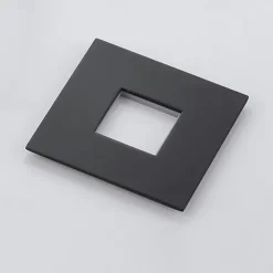 Wall Mount Bathroom Sink Mixer Faucet Matte Black, Concealed Washroom Basin Taps Waterfall Spout Single Handle 2 Hole, Rough in Valve Mixer Bathtub Taps