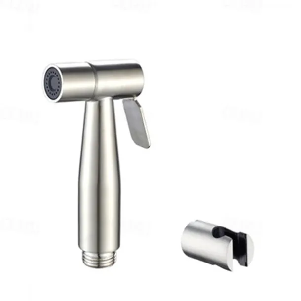 Wall Mounted Bidet Tap Sprayer,304 Stainless Steel Wire Trefilation, Multifunctional High Pressure Bidet Sprayer Tap Set, Used In Bathrooms