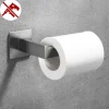 Wall Mounted Stainless Steel Bathroom Toilet Paper Holder,New Design Self-adhesive Creative Low-carbon Steel Metal Bathroom Decoration 1pc