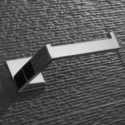 Wall Mounted Stainless Steel Bathroom Toilet Paper Holder,New Design Self-adhesive Creative Low-carbon Steel Metal Bathroom Decoration 1pc