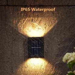 Wall Solar Light Waterproof Garden Solar LED Light for Outdoor Lighting Street Lamp Home Balcony Porch Yard Decoration