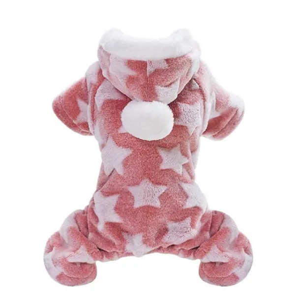 Warm Soft Star Pet Dog Puppy Clothing Clothes Coat Jacket Sweater Apparel Warm Pajamas For Dogs Puppies Grey Xxlfor Corgi Husky Yingdou Golden Retriever