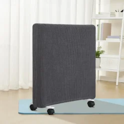 Washable Radiator Cover, Oil-Filled Radiator Heater Dust Cover, Breathable Fabric, Minimalist Design, Green (35.4in x 25.4in)